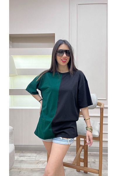 VBSVİBES Tricou - Verde - Supradimensionat
