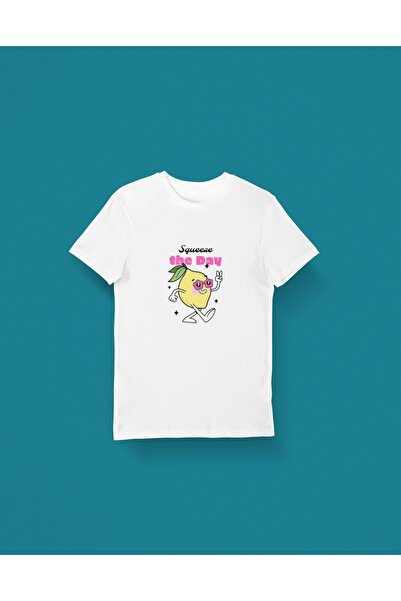 Butik تي شيرت بناتي/نسائي/أمي بطبعة نقل اليوم وياقة دائرية وأكمام قصيرة