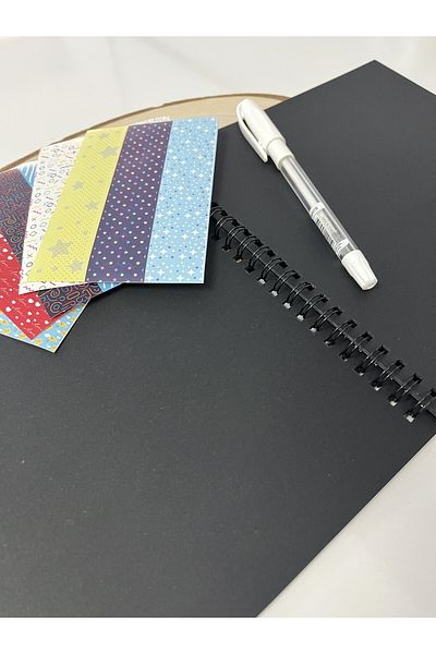 Metranya Memory Book + Gel Pen + Adhesive Sticker Gift, DIY Memory Book, Memory Album