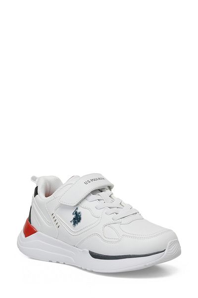 U.S. Polo Assn. Inter Jr 5Fx White Male Child Sneaker Shoes