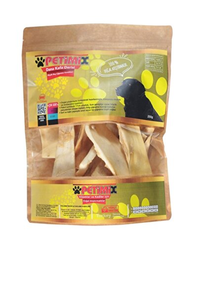 Petimix Dana Kafa Derisi 250g Büyük Boy Çiğneme Kemikleri