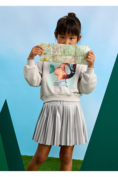 MAYORAL Girls' 3907 Pleated Skirt Shorts Gkm0296