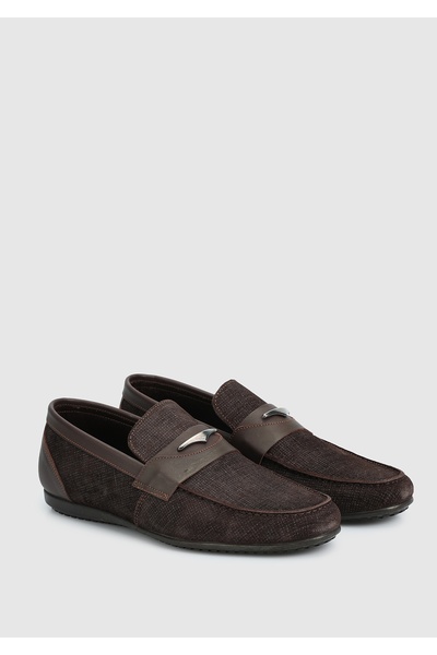Provoq Brown Leather Men's Shoes