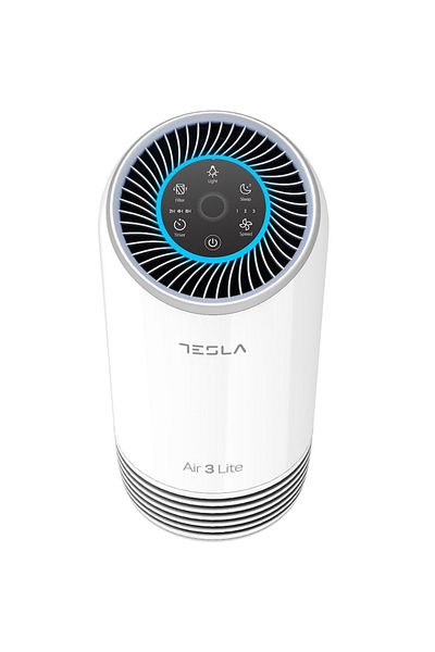 TESLA Tesla Air3 LITE Purifier, CADR 110 m3/h, Sleep Mode, Timer, HEPA+Active Carbon Filter, White