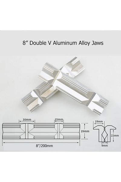 Choice Ltl3b04 Vise Magnetic Protective Cover 2.5-8'' Jaws Protect Cover Aluminium Alloy Rubber Hand Tools