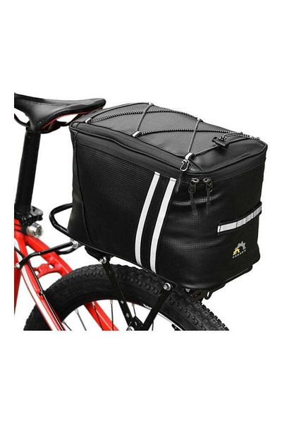 Generic Water Resistant Bike Rack Bag with Thermal Insulation Compartment Bicycle Bag Bike Trunk Bag 32 x 5