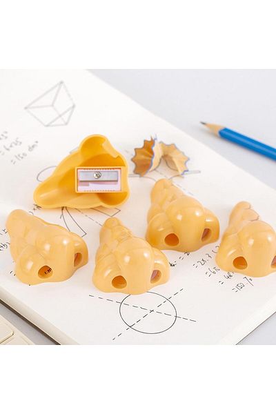 COOYA 4 Pcs Mini Funny Nose Pencil Sharpener,Durable & Practical,Fun & Whimsical Design,Perfect for Gifts