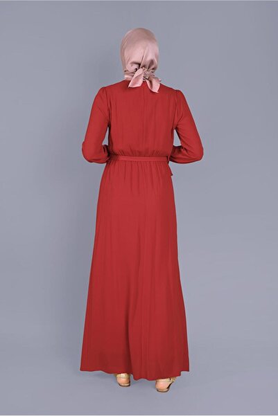 Alvina Beaded Embroidered Cuffs Elastic Dress 40800