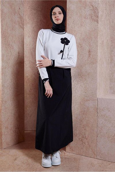 Alvina Βαμβακερό Φόρεμα Hijab - 44514