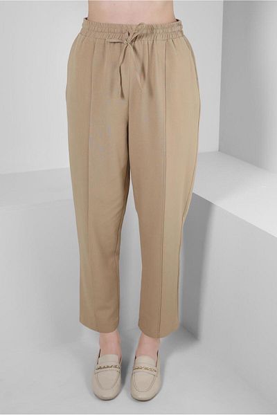 Alvina LINEN PANT WITH ELASTIC BELI 70518