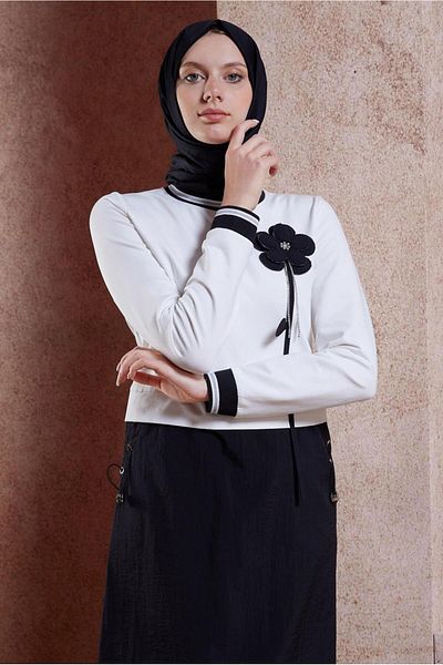 Alvina Βαμβακερό Φόρεμα Hijab - 44514