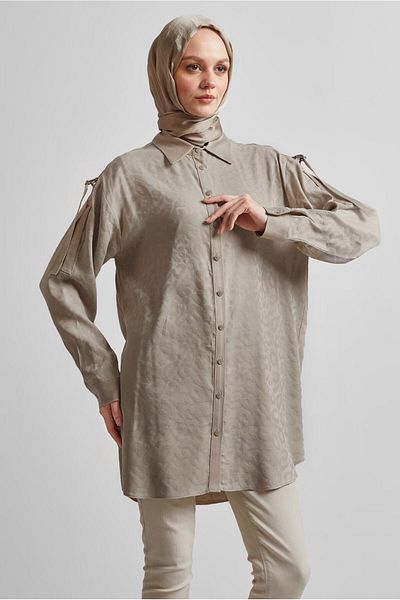 Alvina Shirt Collar Tunic 45254