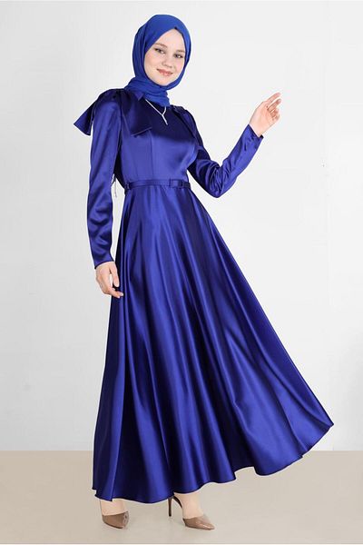 Alvina Rochie cu umeri cu fundă 42418