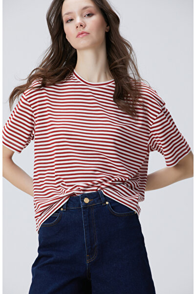 Network Kırmızı Beyaz T-shirt