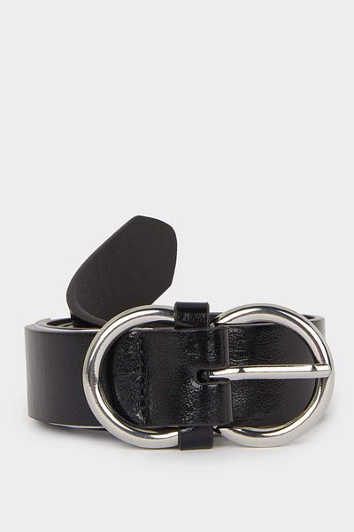 DeFacto Women's Faux Leather Casual Belt E7903Axns