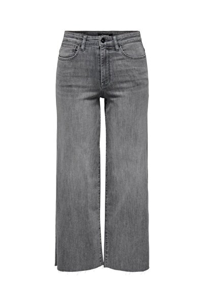 ONLY Jeans mit weitem Bein ONLANN-MADISON Hohe Taille Verkürzt Jeans