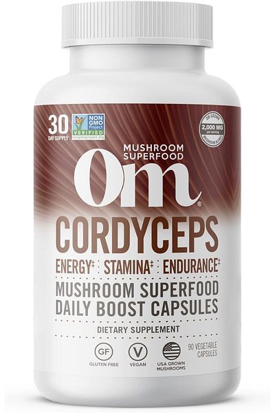 OM MUSHROOM OM Cordyceps Mushroom Superfood 90 VCAPS