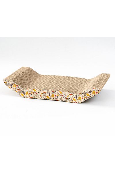 Choice Cw013-w Cat Toys Pet Cat Scratching Board Corrugated Cardboard Pad Grinding Nails Interactive Protec