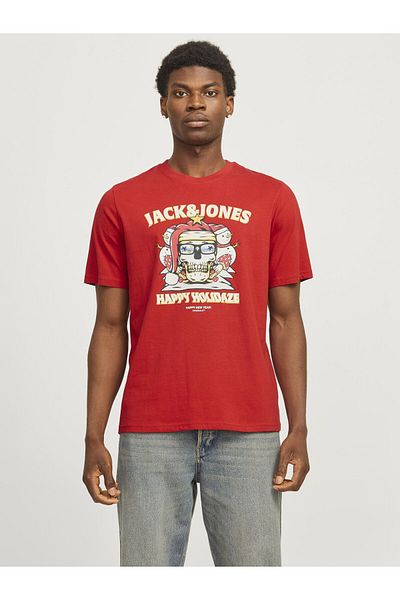 Jack & Jones T-shirt X-mas Rundhalsausschnitt T-shirt