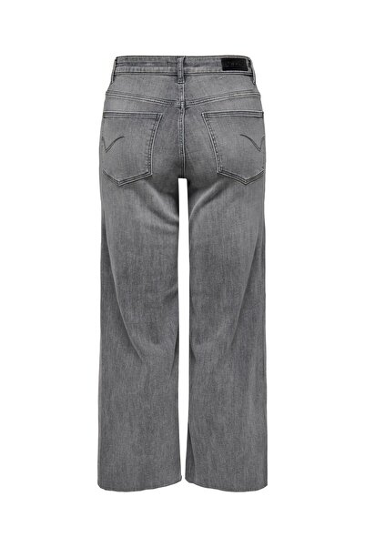 ONLY Jeans mit weitem Bein ONLANN-MADISON Hohe Taille Verkürzt Jeans