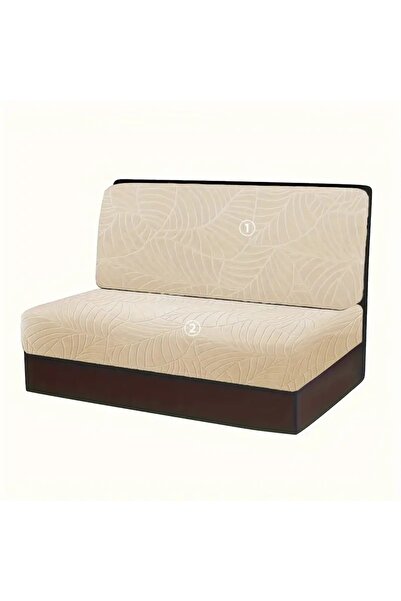 Choice مجموعة واحدة من أغطية الأريكة A6، قطعتان/مجموعة من أغطية وسائد الطعام المرنة من قماش الجاكار لسيارات التخييم وسيارة التخييم