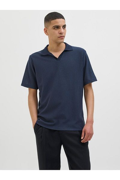 Jack & Jones Premium Poloshirt GETEILTER KRAGEN Poloshirt