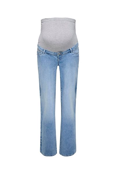 ONLY MATERNITY Jeans mit weitem Bein OLMWAUW Mittlere Taille Weiter Beinschnitt Jeans