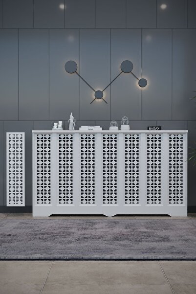 BAGAX Truva Model, Beyaz Renk,iç Ölçü 136 Cm Dış Ölçü 140 Cm Petek Kaplama, D...