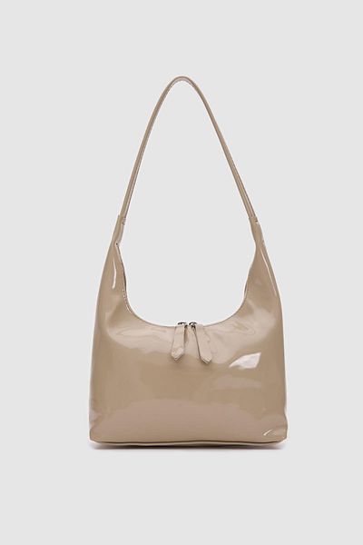 Shule Bags Τσάντα Pamuel λουστρίνι μπαγκέτα μπεζ