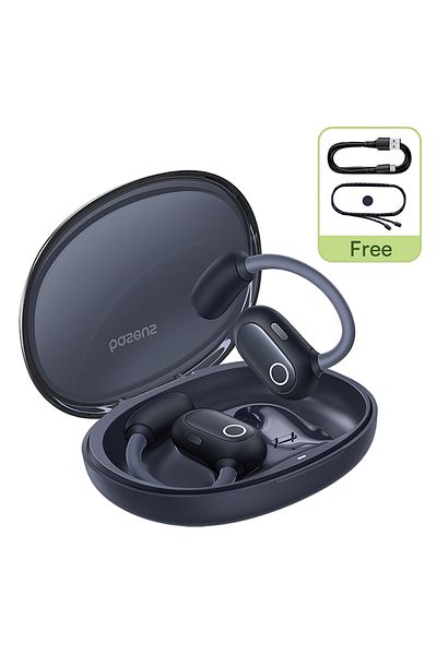 Baseus Eli Sport 1 Open-ear Wireless Earbuds With Tws, Enc Mics, & Detachable Neckband