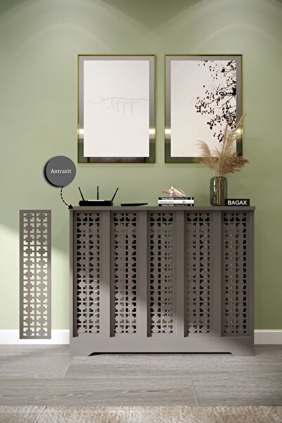 BAGAX Truva Model, Antrasit Renk,iç Ölçü 96 Cm Dış Ölçü 100 Cm Petek Kaplama,...