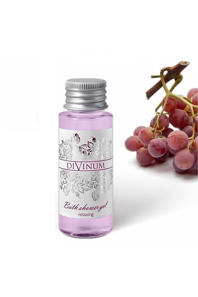 DIVINUM Gel de Dus Hotelier DiVinum 30 ml. Cu Extract de Struguri. Set 50 bucati