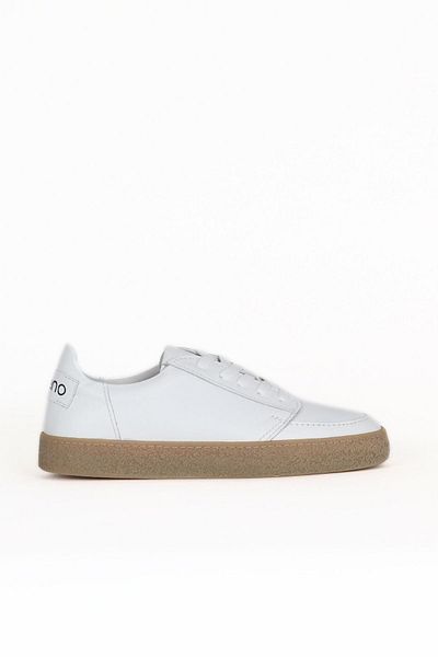 Bueno Shoes Λευκά Δερμάτινα Ανδρικά Αθλητικά Παπούτσια 16ma8219