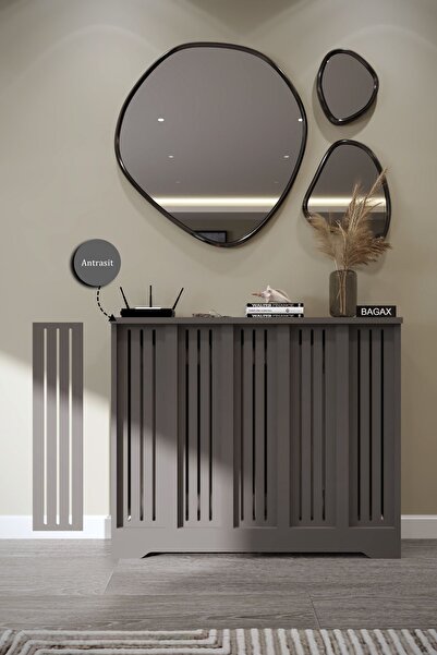 BAGAX Efes Model, Antrasit Renk,iç Ölçü 96 Cm Dış Ölçü 100 Cm Petek Kaplama, ...