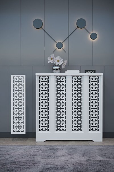 BAGAX Karatay Model, Beyaz Renk,iç Ölçü 76 Cm Dış Ölçü 80 Cm Petek Kaplama, D...