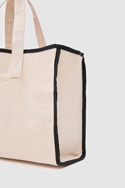 Shule Bags Arc X Large Canvas Tote Bag Black