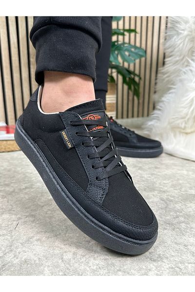 İmerShoes Men's Sneakers - Oval Toe, Linen Leather, Non-Slip Sole, Lace-Up Sports Walking Shoes 2545