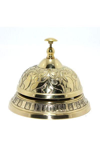 Miyas Mol Brass Reception Bell 1