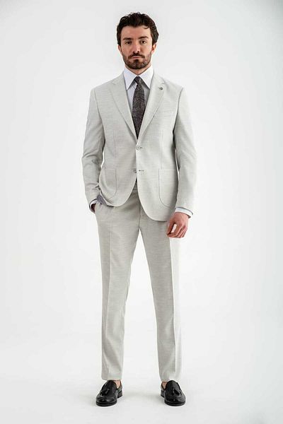 Ted Davıd Linen Blended Suit