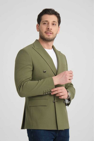 Ted Davıd Double Breasted Men's Jacket