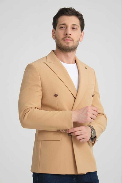 Ted Davıd Double Breasted Men's Jacket