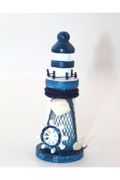 MEKs نموذج منارة بحرية خشبية 2