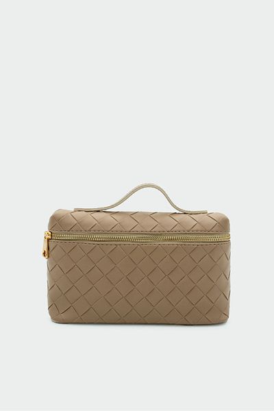 LAMİNTA Geantă de damă cu model Sawin Mink Knitted