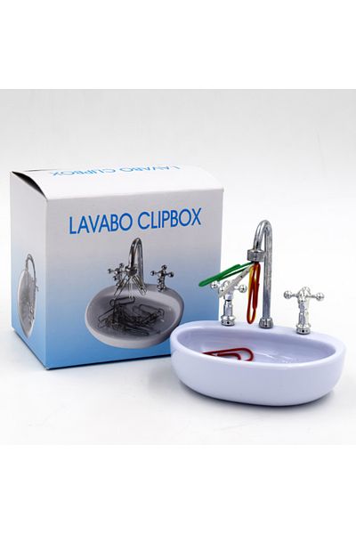 BulutRetail Sink Shaped Paperclip Box