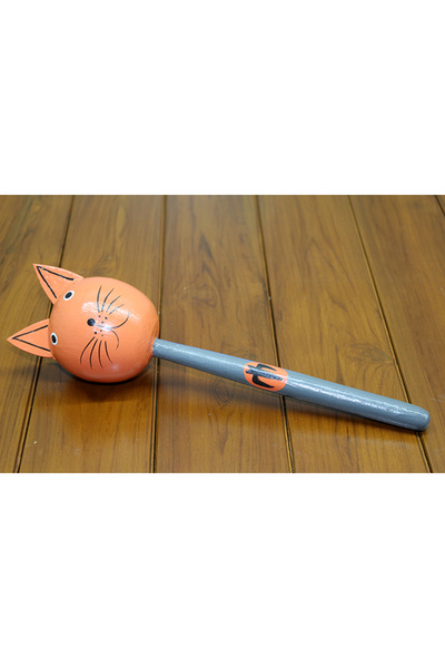 TTT Wooden Cat Maracas Single Model 3