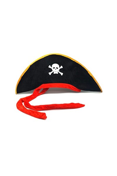 TTT Pălărie de pirat din pânză Căpitanul Jack, piratii din Caraibe, pentru ad...