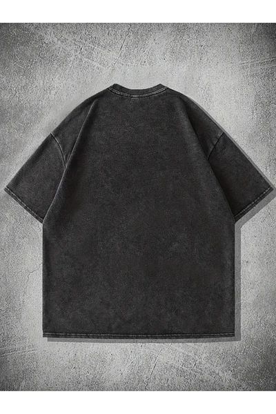 PENTHİLUS Γυναικείο γραφικό μπλουζάκι Casual Vintage Washed Pink Panther