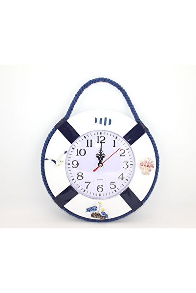 MEKs Wooden Marine Wall Hanging Clock