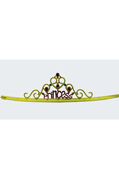 Veraura Lifestyle Princess Written Gold Color Adjustable Party Crown