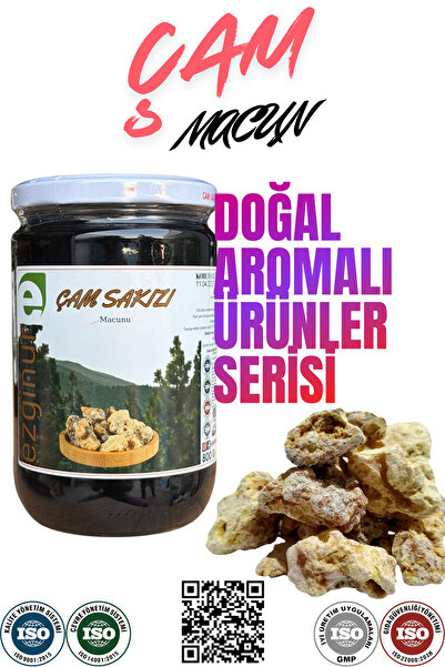Ezgi Nur Gıda 800 GR Doğal ÇAM Aromalı MACUN Yoğun Aroma Ve Tad